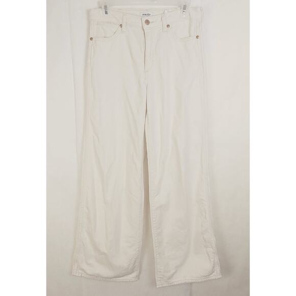 Wrangler Worldwide Midrise Wide Leg cream jeans Size 26 Boho Classic Retro - Picture 3 of 12